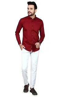 Men's Regular Fit Full Sleeve Cotton Summer wear Formal Set-2 Shirt-thumb1