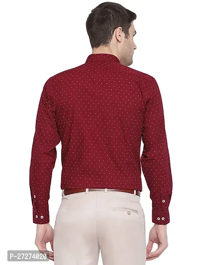 Men's Regular Fit Full Sleeve Cotton Summer Wear Dot Print Shirt - Pack of 3-thumb3