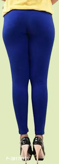 Women's Regular Fit Full Length For Free Size Cotton Churidar Leggings Pack of 12-thumb3