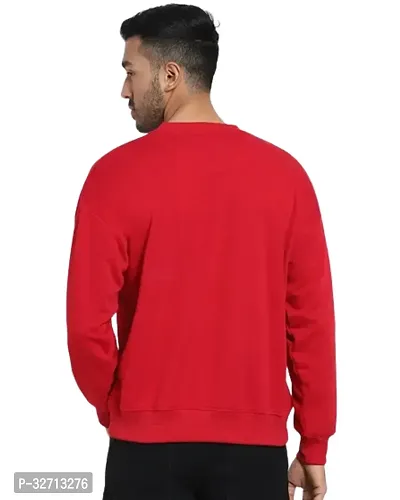 Stylish Fleece Solid Sweatshirt for Men-thumb2