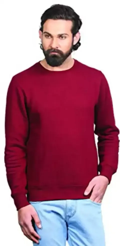 Mens Regular Fit Full Sleeve Round Neck sweatshirt