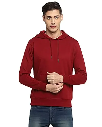 Men's Cotton Solid Hoodie