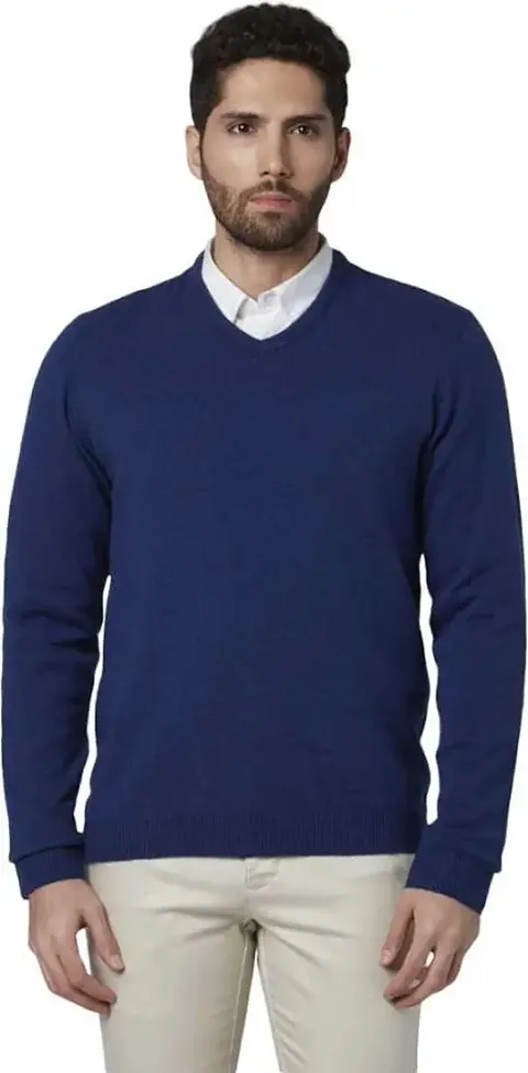 Mens Regular Fit Full Sleeve Sweater