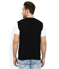 Stylish Wool Blend Solid Sleeveless Sweater for Men-thumb1