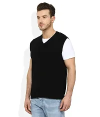 Stylish Wool Blend Solid Sleeveless Sweater for Men-thumb2