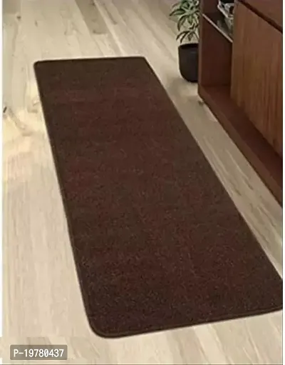 Designer Brown Polyester Door Mats