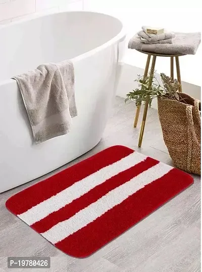 Designer Red Microfiber Door Mats