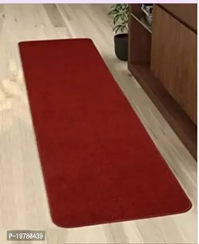 Designer Red Polyester Door Mats