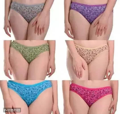 Women Hipster Multicolor Panties Combo ( Pack of 6 )-thumb0