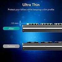 Camera Lens Protector Compatible for Samsung S22 Ultra - Black-thumb2