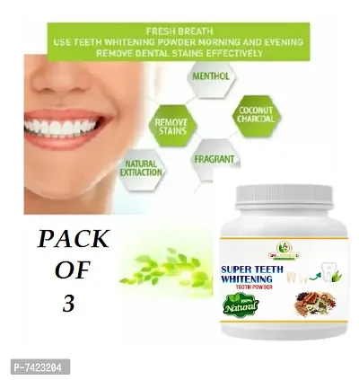 Teeth Whitening Powder For black teeth pack of 3