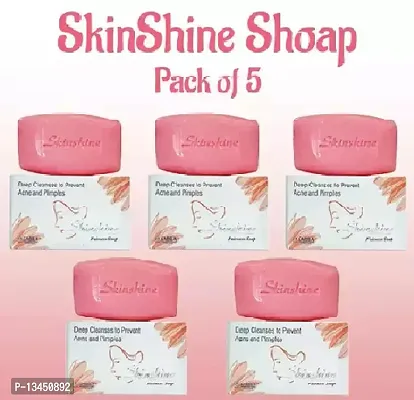 Skin Shine Soap for Glowing Youthful Skin (Pack of 5) (75gm Shop)