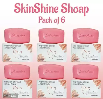 Skin Shine Soap for Glowing Youthful Skin (Pack of 6) (75gm Each Shop)