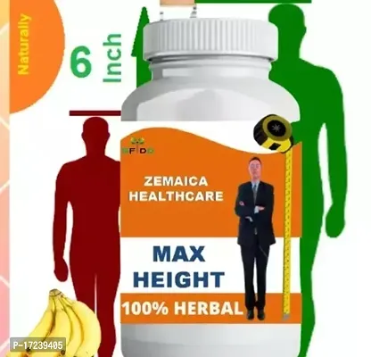 Max Height Increase Body Height Medicine Powder  Flavor Banana  Pack of 1