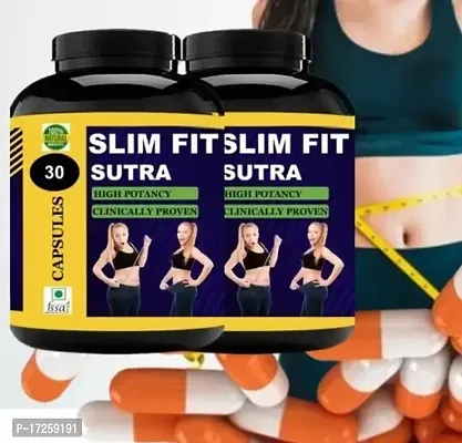 25 Slim Fit Sutra  Control Extra Body Fat  Loss Body Fat  Weight Loss Capsule  Pack of 2