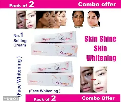 skin shine whitening cream pack of 2