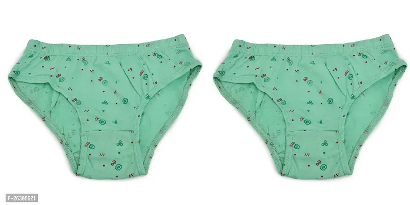 Comfortable Green Cotton Panty For Women Pack Of 2
