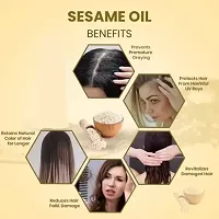 Avira Naturelles Cold Pressed white Sesame Oil for Hair, Skin, Body Massage and Oil Pulling Til Ka Tel, Til Oil Sesame Carrier Oil, for Hair and Skin 100%Pure, Natural and Cold pressed (Til /Gingelly)-thumb4