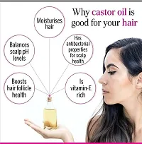 AVIRA 100% Pure Castor Oil - For Hair Growth | 100% pure castor oil | castor oil for eyebrows | castor hair oil | castor oil for eyelashes |hair oil | best castor oil | castor oil for hair and skin |-thumb1