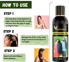 Adivasi Hair Oil- 60 ml for Women and Men for Shiny Hair Long - Dandruff Control - Hair Loss Control - Long Hair - Hair Regrowth Hair Oil with Goodness of Bhringraj and Loki, Oil Hair ( 100 % Ayurvedi-thumb1