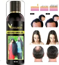 Adivasi Hair Oil- 60 ml for Women and Men for Shiny Hair Long - Dandruff Control - Hair Loss Control - Long Hair - Hair Regrowth Hair Oil with Goodness of Bhringraj and Loki, Oil Hair ( 100 % Ayurvedi-thumb2