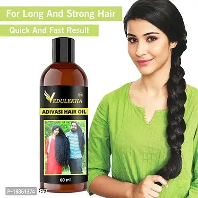 Adivasi Hair Oil- 60 ml for Women and Men for Shiny Hair Long - Dandruff Control - Hair Loss Control - Long Hair - Hair Regrowth Hair Oil with Goodness of Bhringraj and Loki, Oil Hair ( 100 % Ayurvedi-thumb4