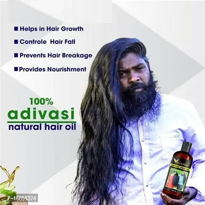 Adivasi Hair Oil- 60 ml for Women and Men for Shiny Hair Long - Dandruff Control - Hair Loss Control - Long Hair - Hair Regrowth Hair Oil with Goodness of Bhringraj and Loki, Oil Hair ( 100 % Ayurvedi-thumb5