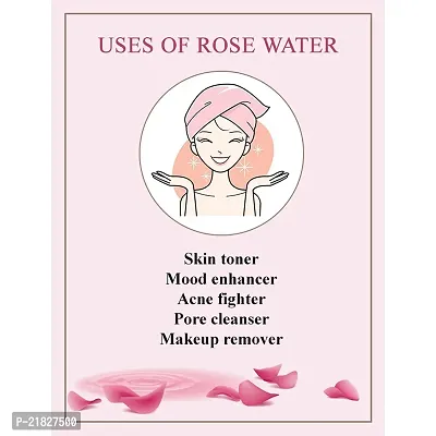 Avira Rose Water Gulab Jal Spray Rose Water For Face Soothing Facial Mist Toner For Face Dark Spot Removing Pimple For Women  Men All Skin Types - 200ml (pack of 2)-thumb3