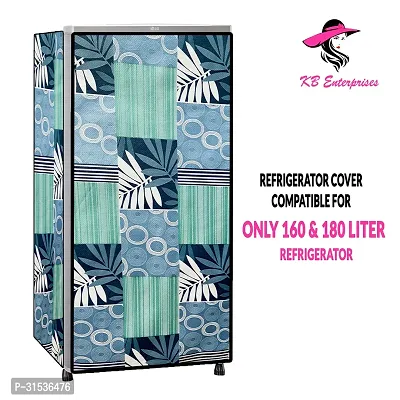 Waterproof and Dustproof  Refrigerator  cover for all 160 litres Single Door Refrigerator  (all Model  Brands) -Design-16