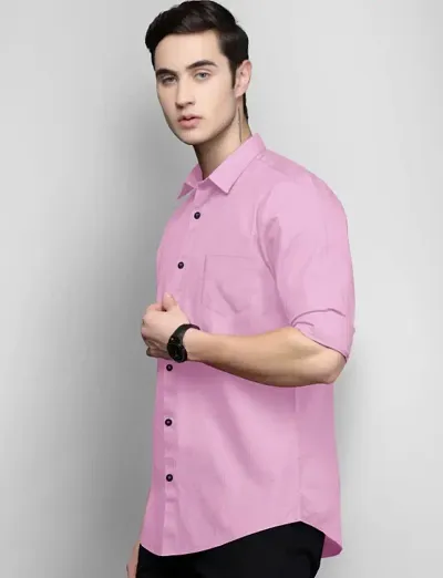 Reliable Solid Long Sleeves Casual Shirt For Men