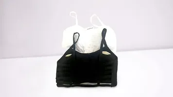 Sports Bra for Women's 2 Combo Black,White-thumb1