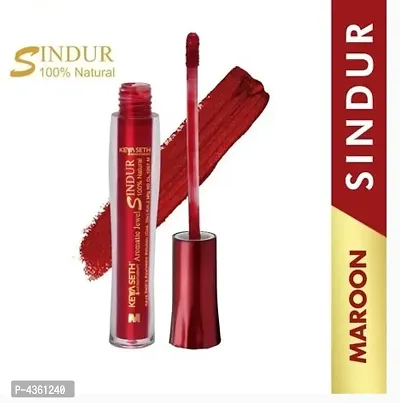 Ramble Beauty Bridal Glam Liquid Waterproof Sindoor Maroon-thumb0