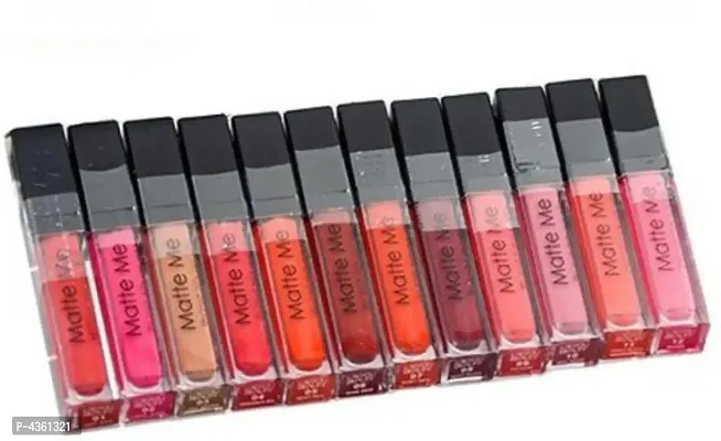 Matte Me Lipsticks Set Of 12-thumb0