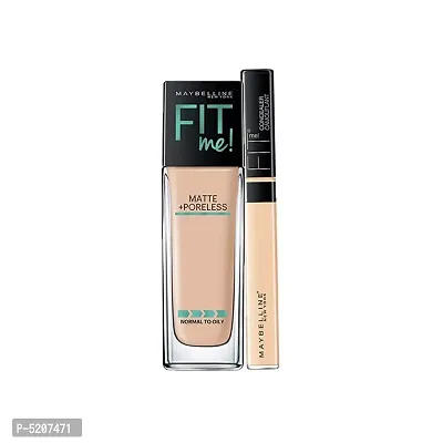 Fit Me Matte + Poreless Liquid Foundation - 120 classic ivory + Fit Me Concealer 25 Medium-thumb0