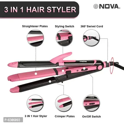 Nova 3 in 1 Hair Straightener NHS -897