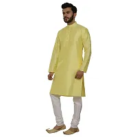 Great Person Choice Traditional Dress for Men Kurta Pajama Set Ethnic Wear for Men Silk Kurta Pajama Kurta Pajami-thumb3