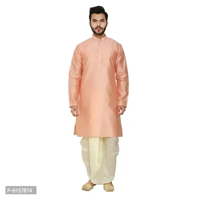 Great Person Choice Traditional Dress Dhoti Kurta for Men Ethnic Wear for Men Wedding /Pooja Occasion or Regular Use Dhoti  Kurta Set