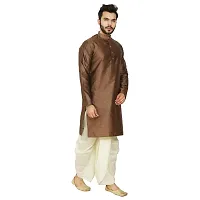 Great Person Choice Traditional Dress Dhoti Kurta for Men Ethnic Wear for Men Wedding /Pooja Occasion or Regular Use Dhoti  Kurta Set-thumb3