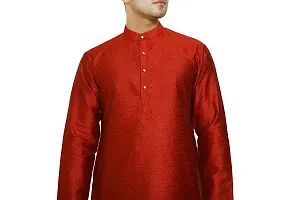 Great Person Choice Traditional Dress for Men Dhoti Kurta Set Ethnic Wear for Men Silk Kurta Pajama-thumb3