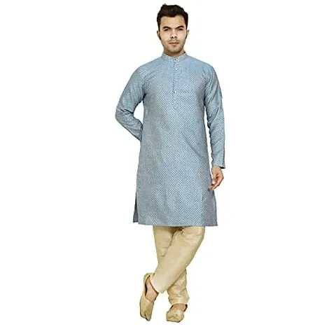 Great Person Choice Traditional Dress for Men Dhoti Kurta Set Ethnic Wear for Men Silk Kurta Pajama