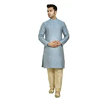 Great Person Choice Party Wear Dress for Men Kurta Pajama Set of Wedding Dress for Men-thumb2