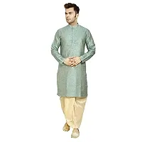 Great Person Choice Ethnic Wear for Mens Dhoti Kurta Set Traditional Dress for Men Fashion Wear-thumb2