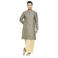 Great Person Choice Ethnic Wear for Mens Dhoti Kurta Set Traditional Dress for Men Fashion Wear-thumb1