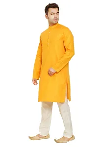 Great Person Choice Traditional Dress for Men Kurta Pajama Set Ethnic Wear for Men Silk Kurta Pajama-thumb2