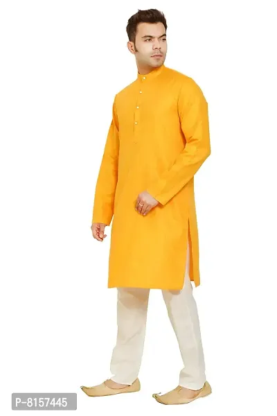 Great Person Choice Traditional Dress for Men Kurta Pajama Set Ethnic Wear for Men Silk Kurta Pajama-thumb3