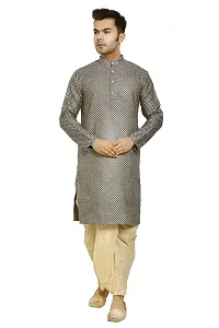 Great Person Choice Ethnic Wear for Mens Dhoti Kurta Set Traditional Dress for Men Fashion Wear-thumb3