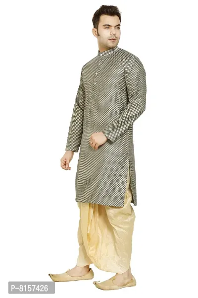 Great Person Choice Ethnic Wear for Mens Dhoti Kurta Set Traditional Dress for Men Fashion Wear-thumb3