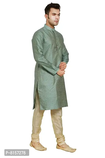 Great Person Choice Party Wear Dress for Men Kurta Pajama Set of Wedding Dress for Men-thumb3