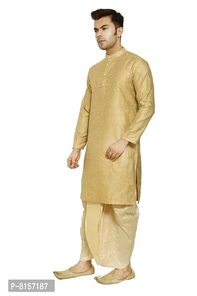 Great Person Choice Ethnic Wear for Mens Dhoti Kurta Set Traditional Dress for Men Fashion Wear-thumb3