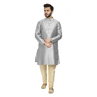 Great Person Choice Party Wear Dress for Men Kurta Pajama Set for Wedding Dress for Men Kurta Pajama-thumb1